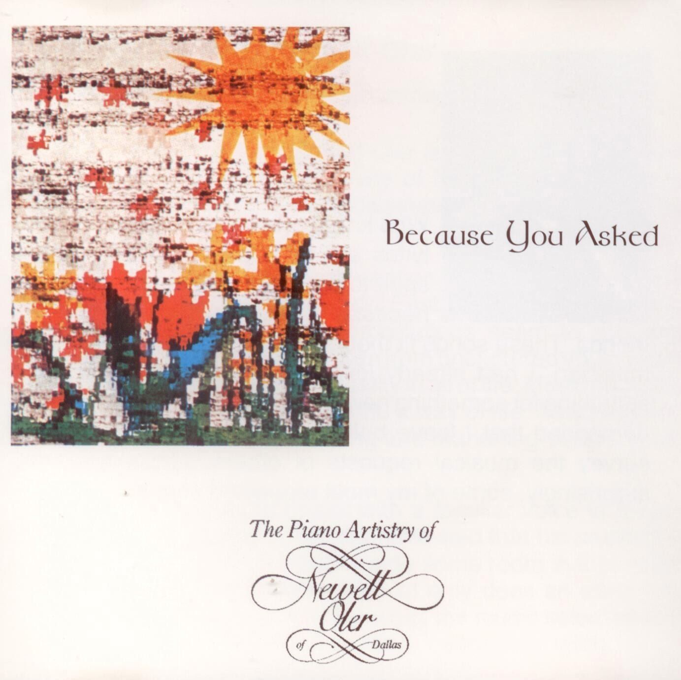 【CD】Because You Asked