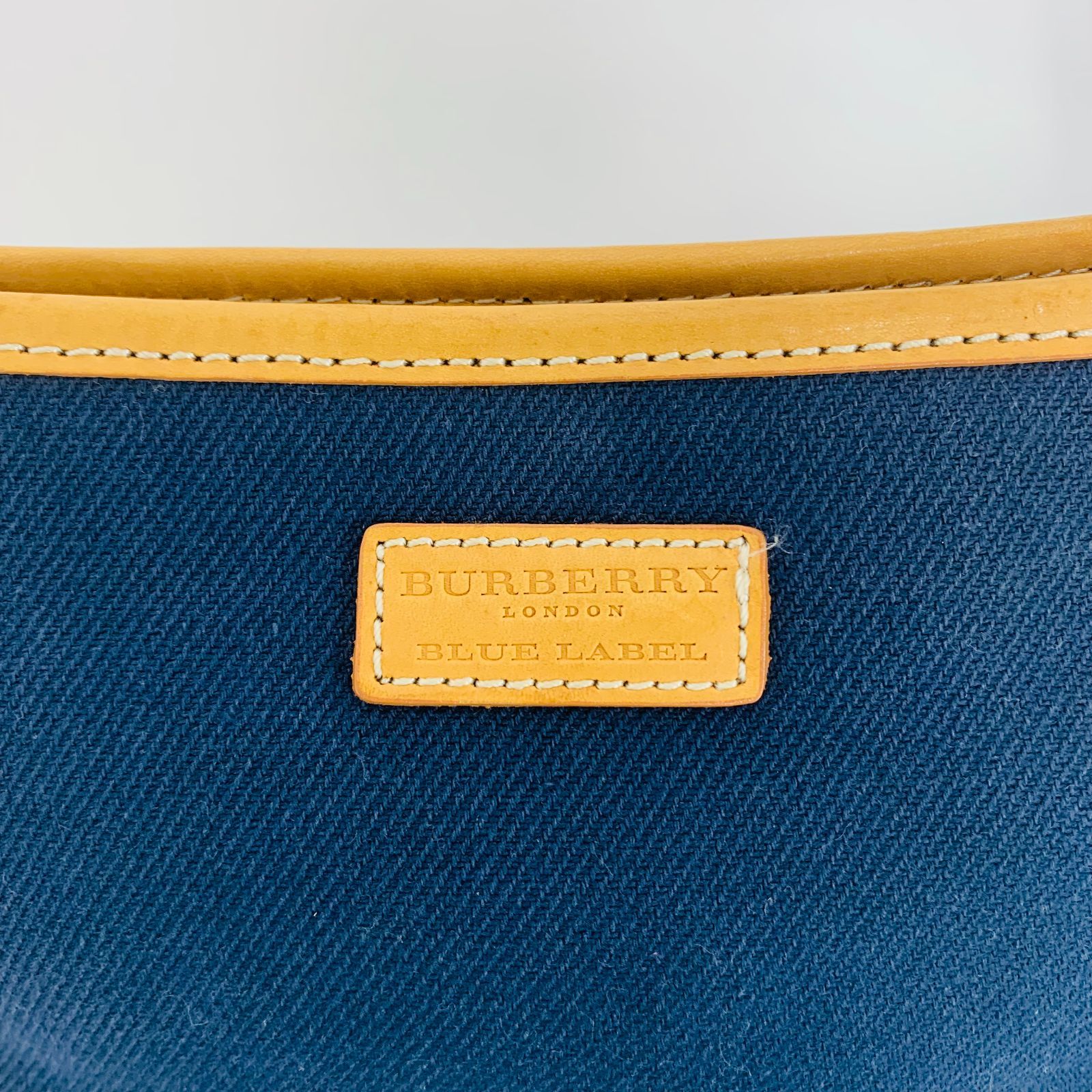 美品 BURBERRY BLUE LABEL バーバリーブルーレーベル ウール 裏地ノバ 