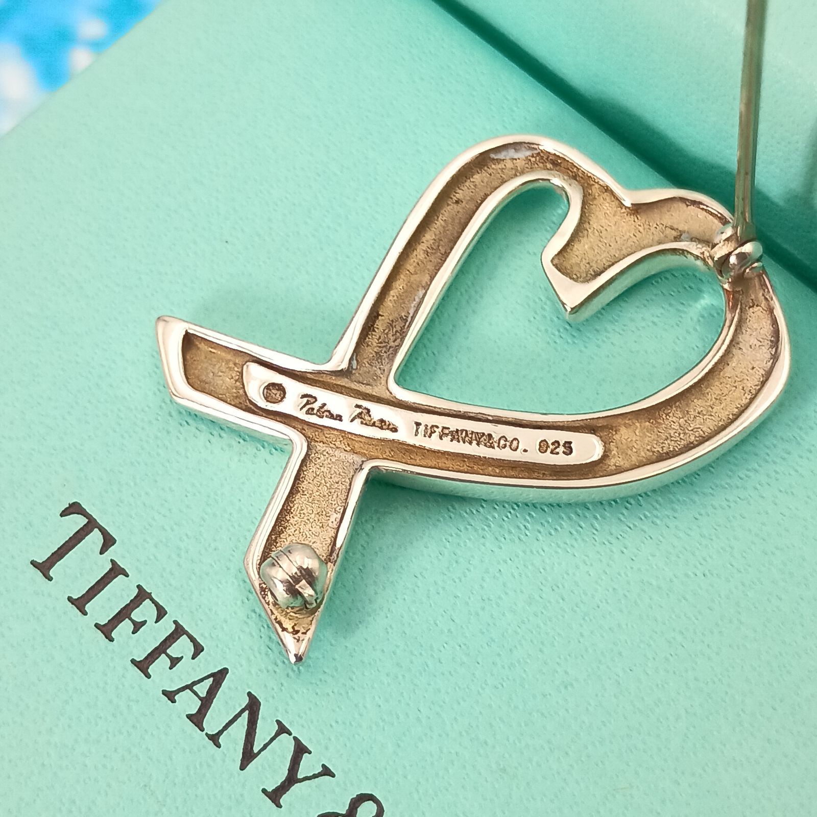 レディース TIFFANY&Co. ティファニー ラビングハート ブローチ