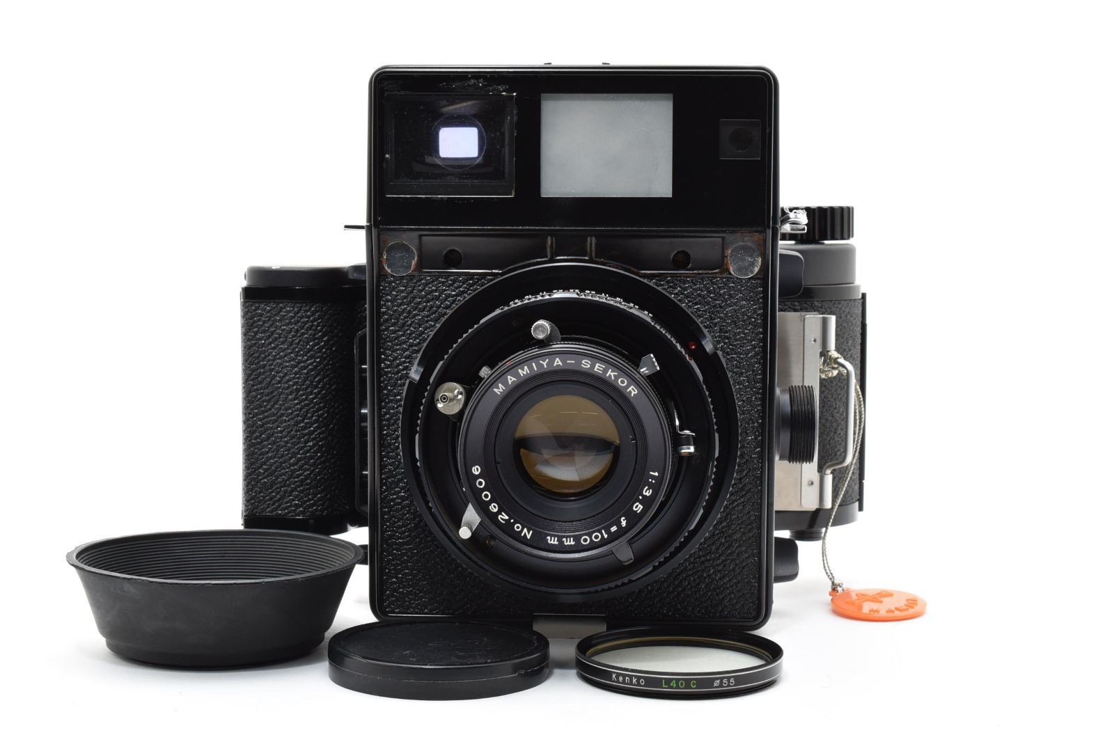 マミヤ　MAMIYA SUPER 23 ブラック ＋ MAMIYA-SEKOR 1:3.5 f=100mm 《動作確認済・付属品付》 中判 レンジファインダー カメラ #A1207 21,868円