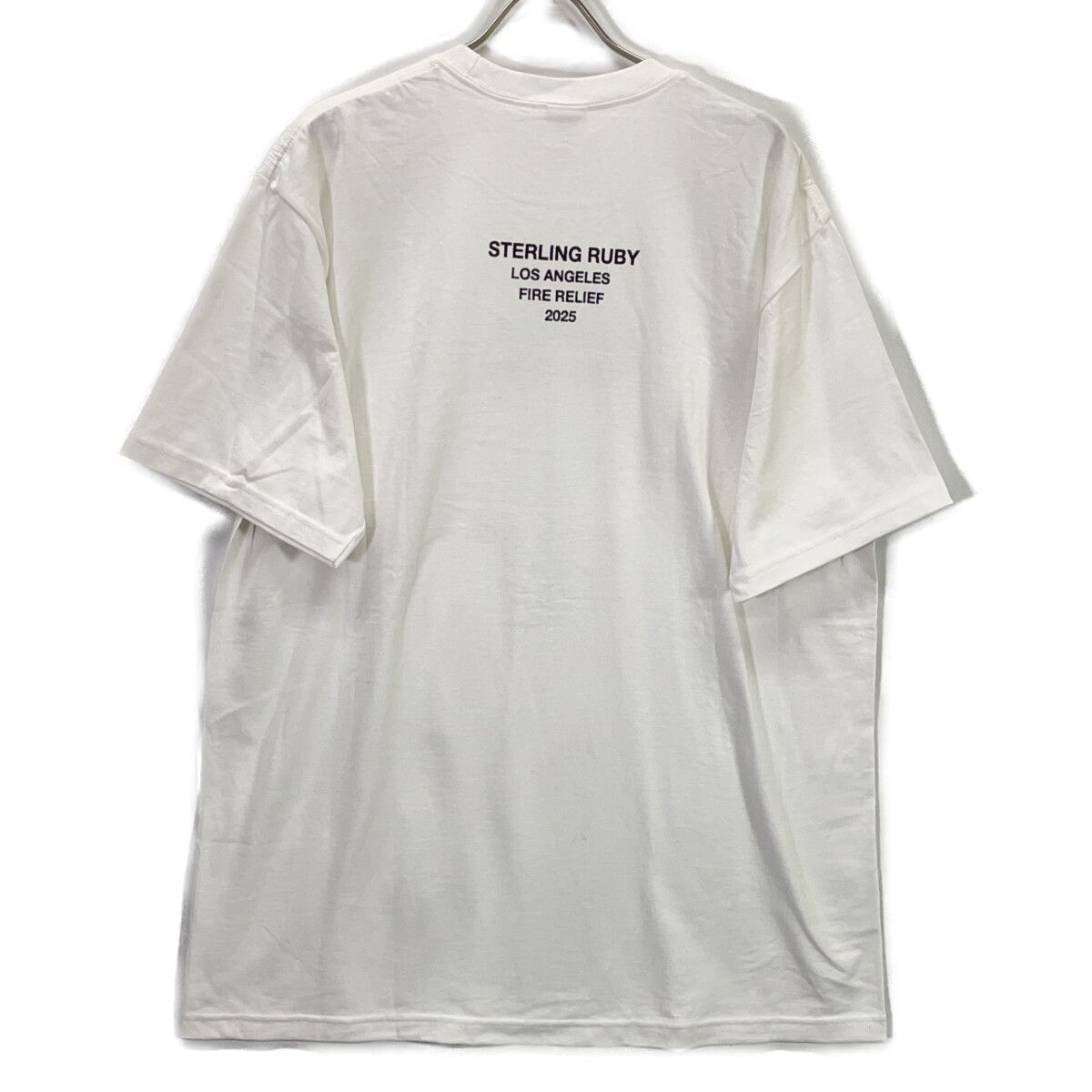Supreme シュプリーム ホワイト Los Angeles Fire Relief Box Logo Tee 