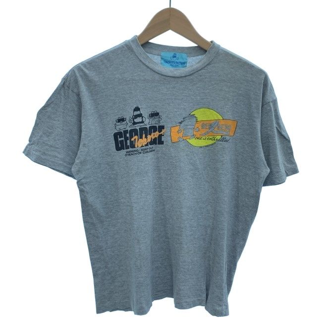 【中古】　TOKORO'S FACTORY　Tシャツ　80s vintage　80年代　OLD　半袖　トップス　クルーネック　プリント　所ジョージ　古着　/1953