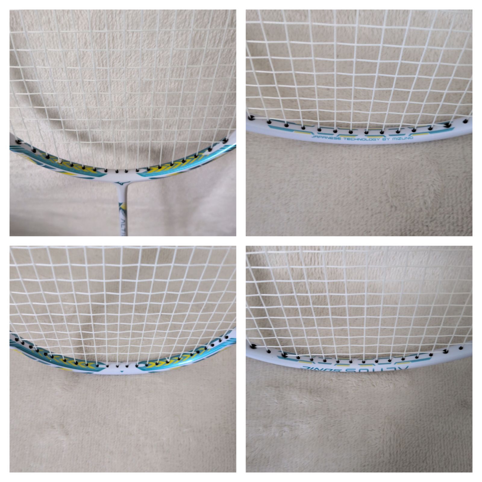 【美品】MIZUNO バドミントン ラケット ALTIUS SONIC 4U6G 極美品】ミズノ バドミントンラケット アルティウス ソニック 4U6G