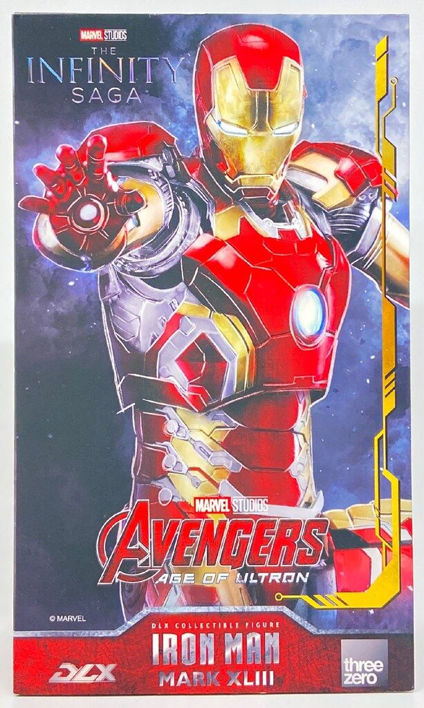 THREEZERO DLX COLLECTIBLE FIGURE AVENGERS / AGE OF ULTRON IRON MAN MARK XLIII 1/12スケール