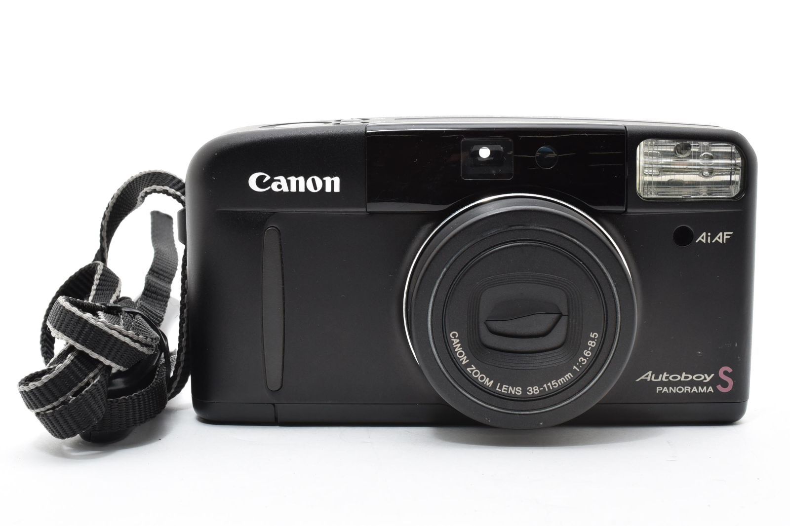 □ 美品 □ キヤノン CANON AUTOBOY S PANORAMA ブラック 《動作確認済