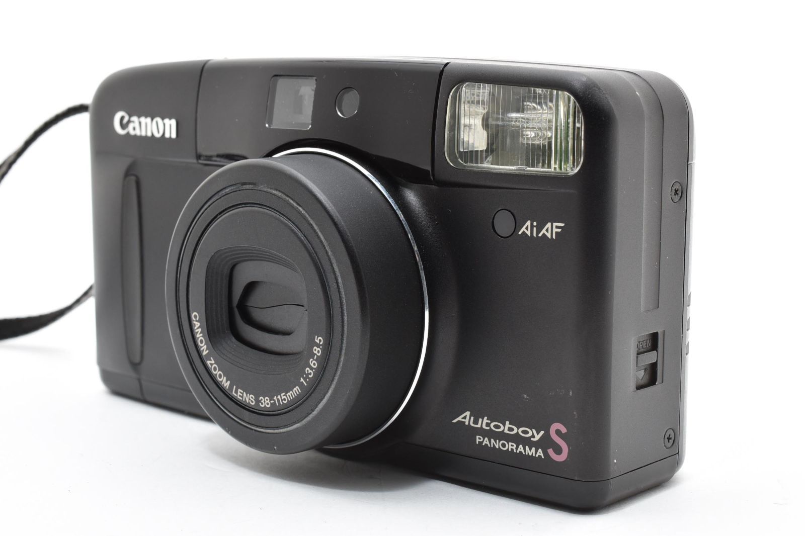 □ 美品 □ キヤノン CANON AUTOBOY S PANORAMA ブラック 《動作確認済