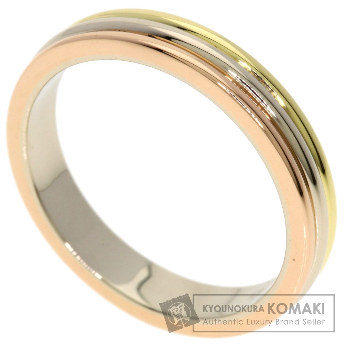 CARTIER カルティエ 3カラー #57 リング・指輪 K18YG K18PG K18WG レディース [中古]