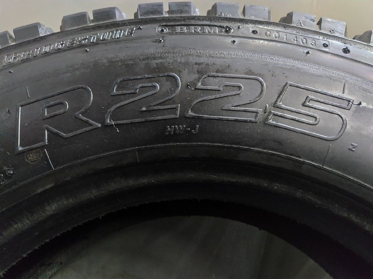 札幌発 引取OK BS R225 265/70R19.5 140/138J 19.5インチ トラック 