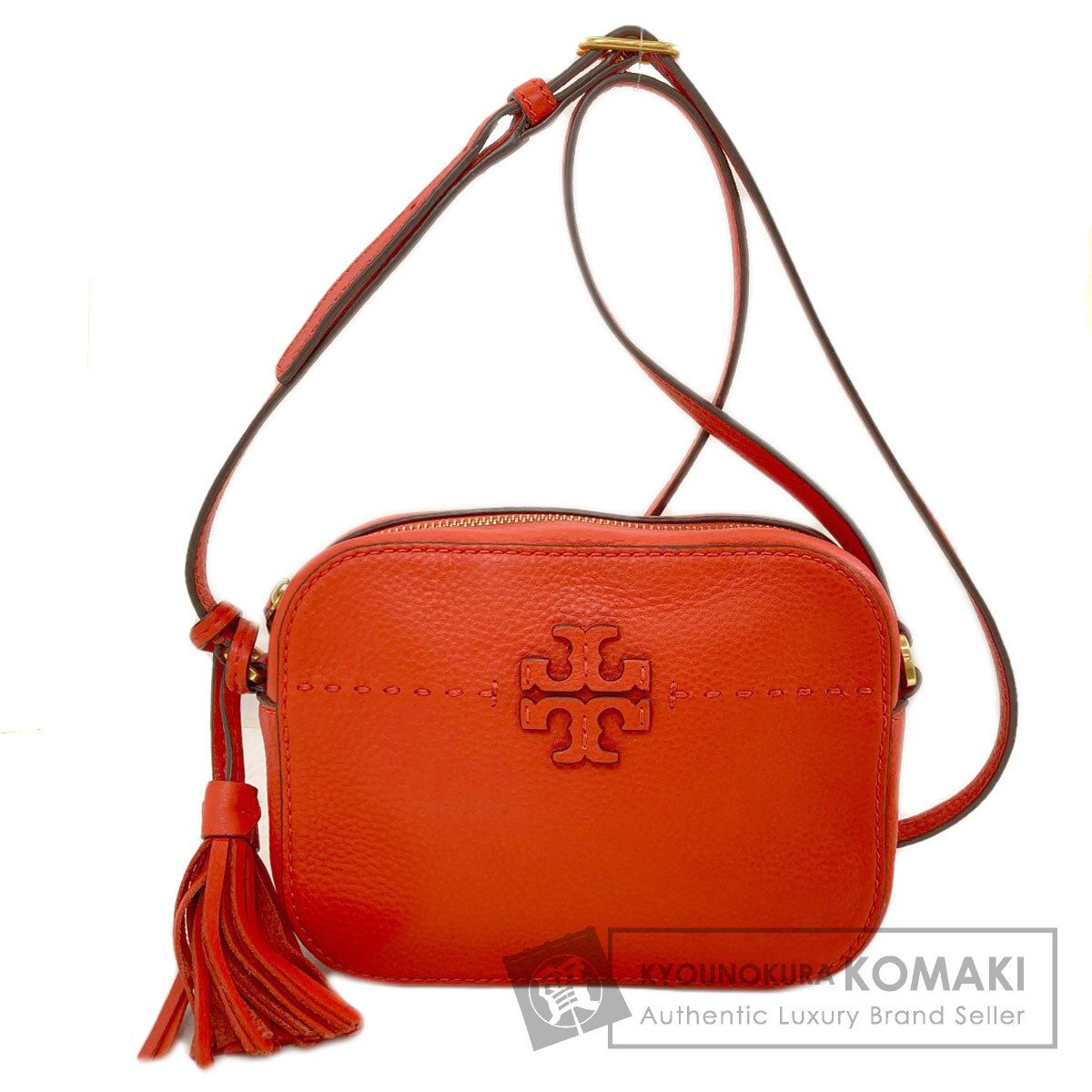 Tory Burch トリーバーチ ロゴ ショルダーバッグ レザー レディース [中古]