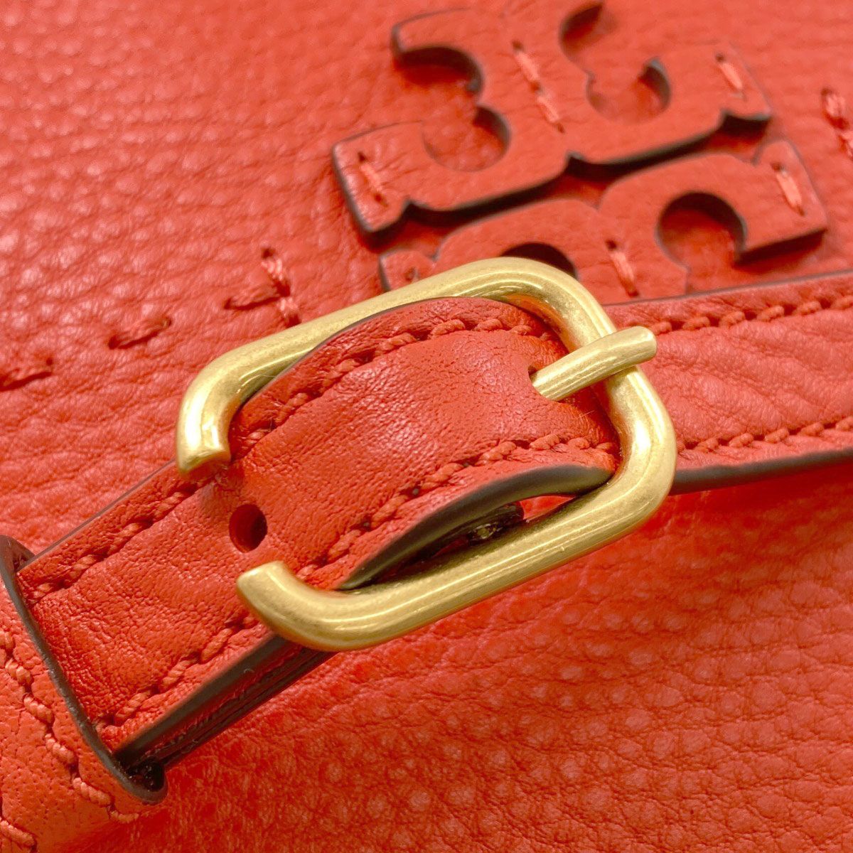 Tory Burch トリーバーチ ロゴ ショルダーバッグ レザー レディース