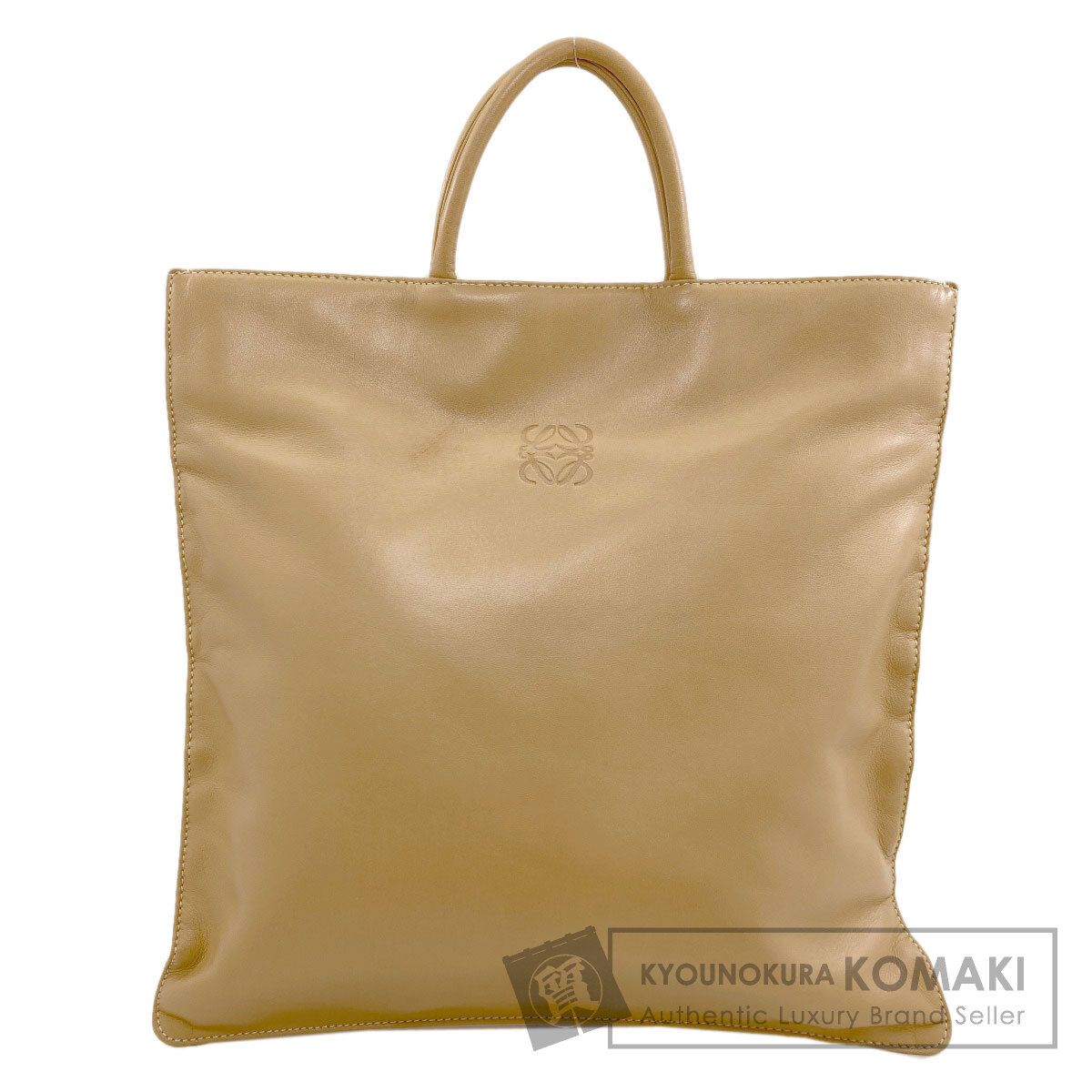 LOEWE ロエベ アナグラム ハンドバッグ ラムスキン レディース [中古]