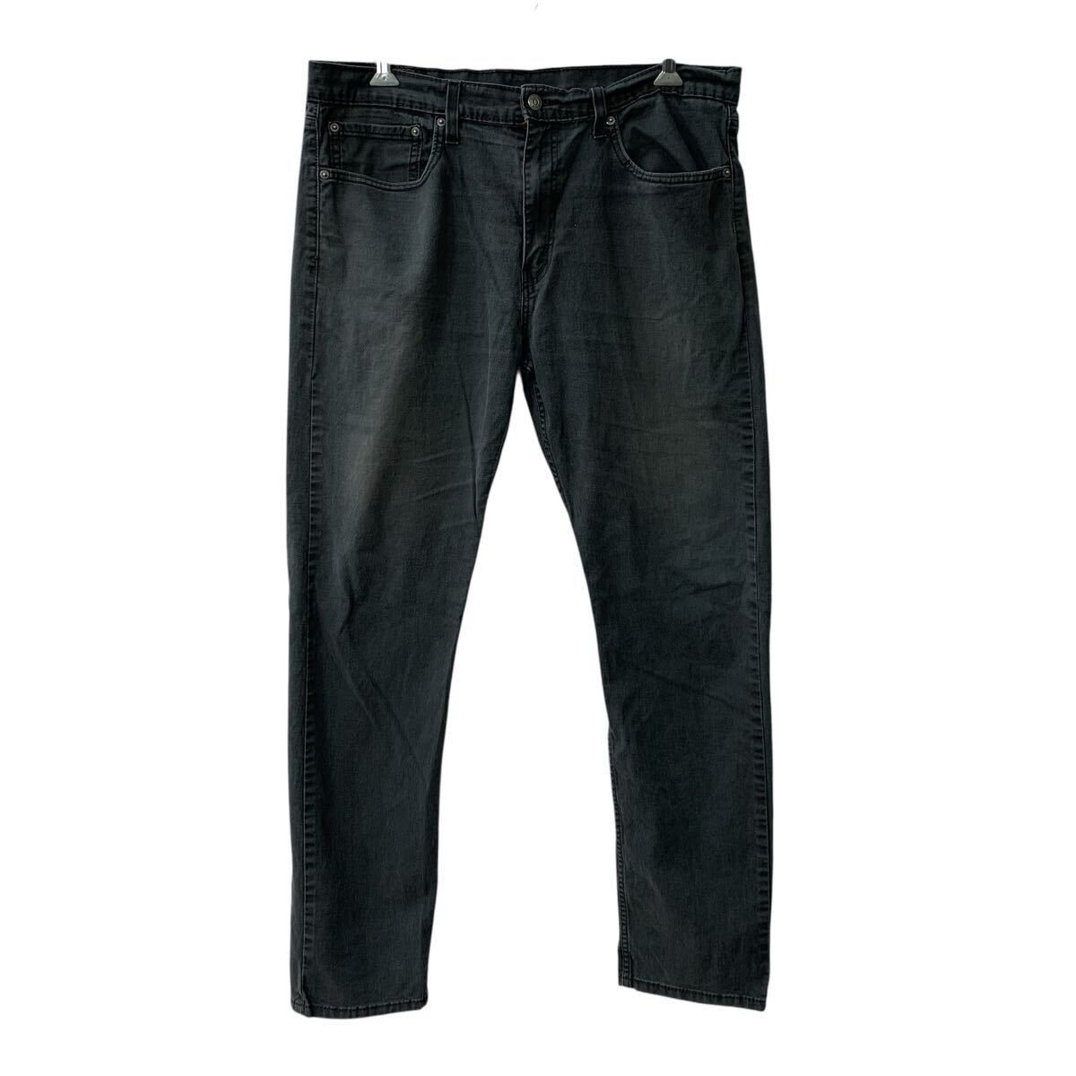 Levi's 502 デニムパンツ ブラック W36 リーバイス ジップアップ 紙パッチ アメカジ デニム ジーンズ 2605-365