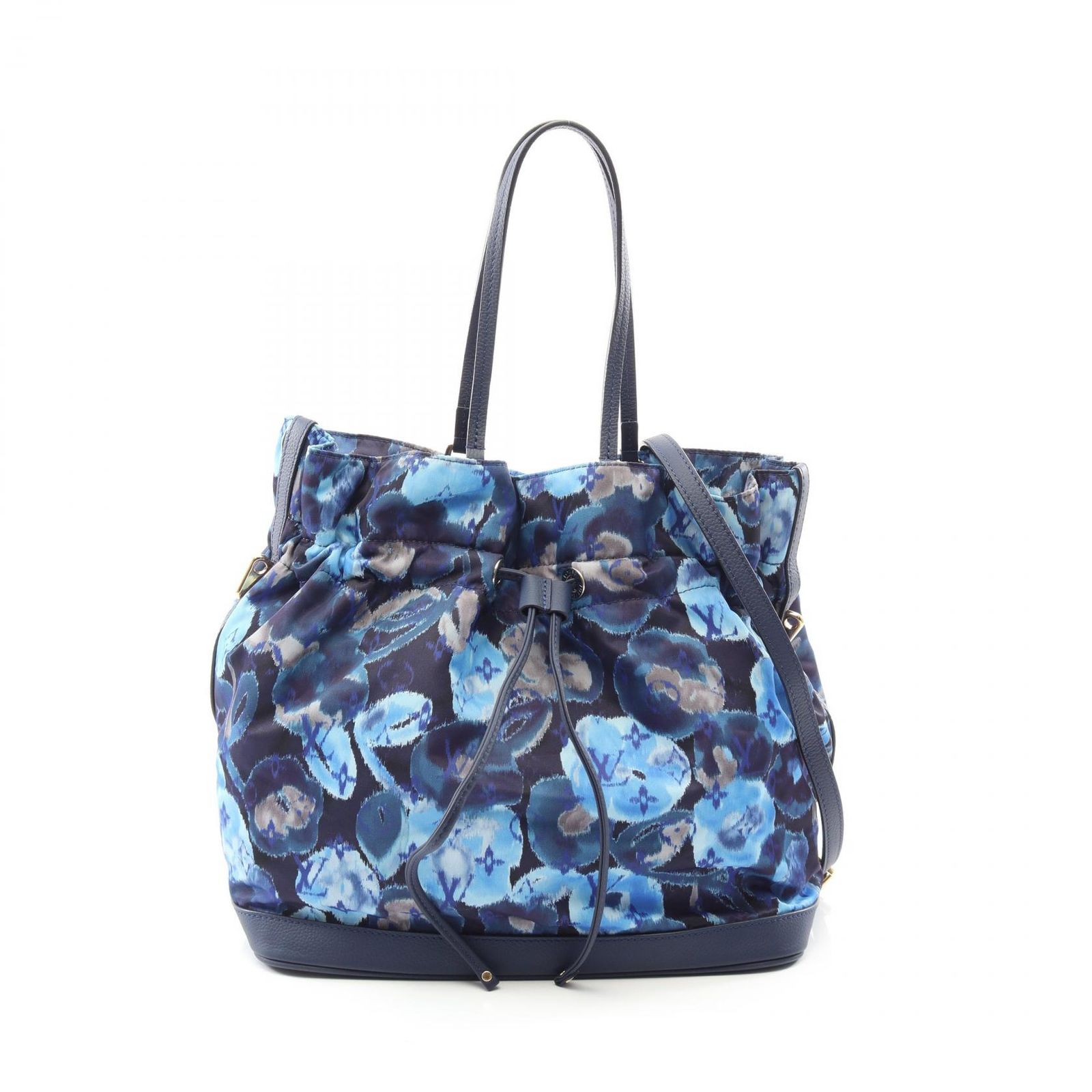 LOUIS VUITTON ルイ・ヴィトン ノエフルMM カットフラワー グランブルー 2WAY トートバッグ