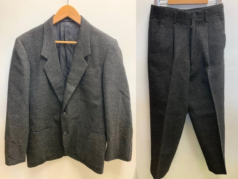 Y's for men WOOL SET UP YOHJI YAMAMOTO モード Sサイズ ワイズフォーメン ウールセットアップ ヨウジヤマモト (ME67-26097)