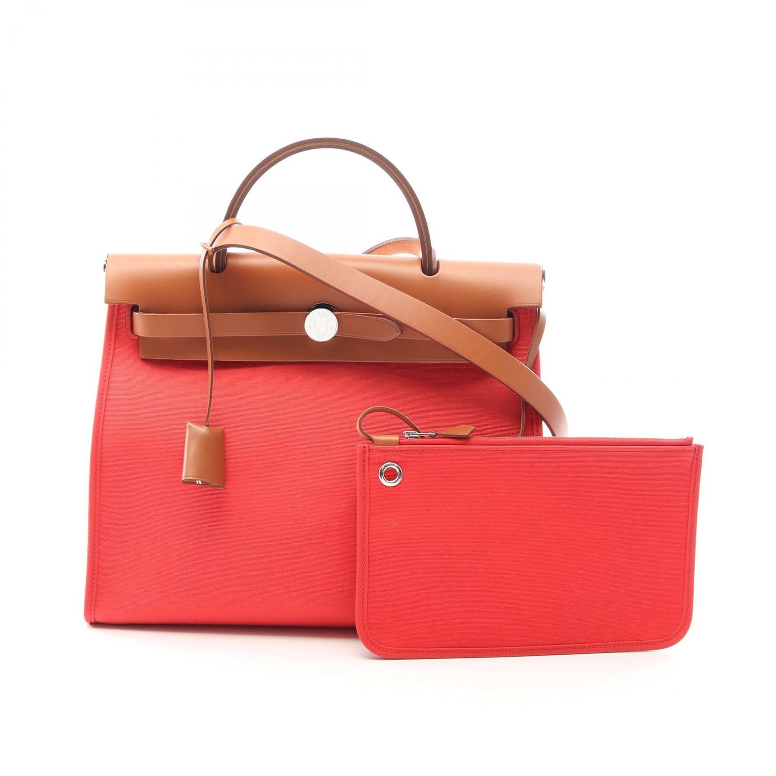 HERMES エルメス エールバッグジップPM ブーゲンビリア 2WAY ハンドバッグ