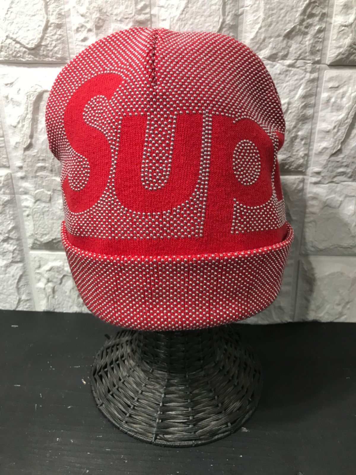 Supreme Studded knockout Big Logo Beanie