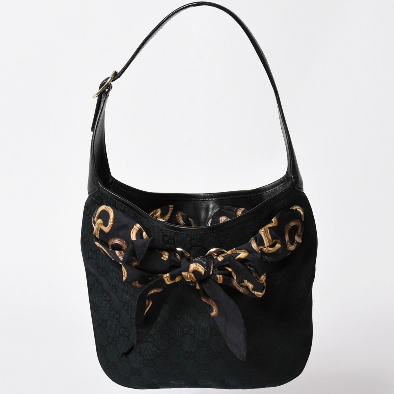 極美品 GUCCI グッチ スカーフ ワンショルダー GGキャンバス 