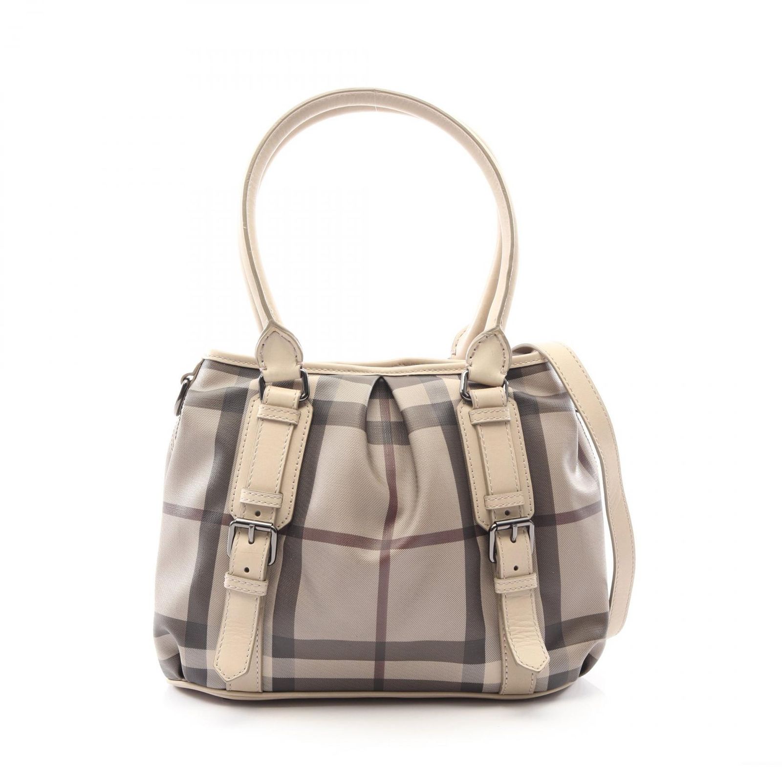 BURBERRY バーバリー スモークドチェック 2WAY トートバッグ