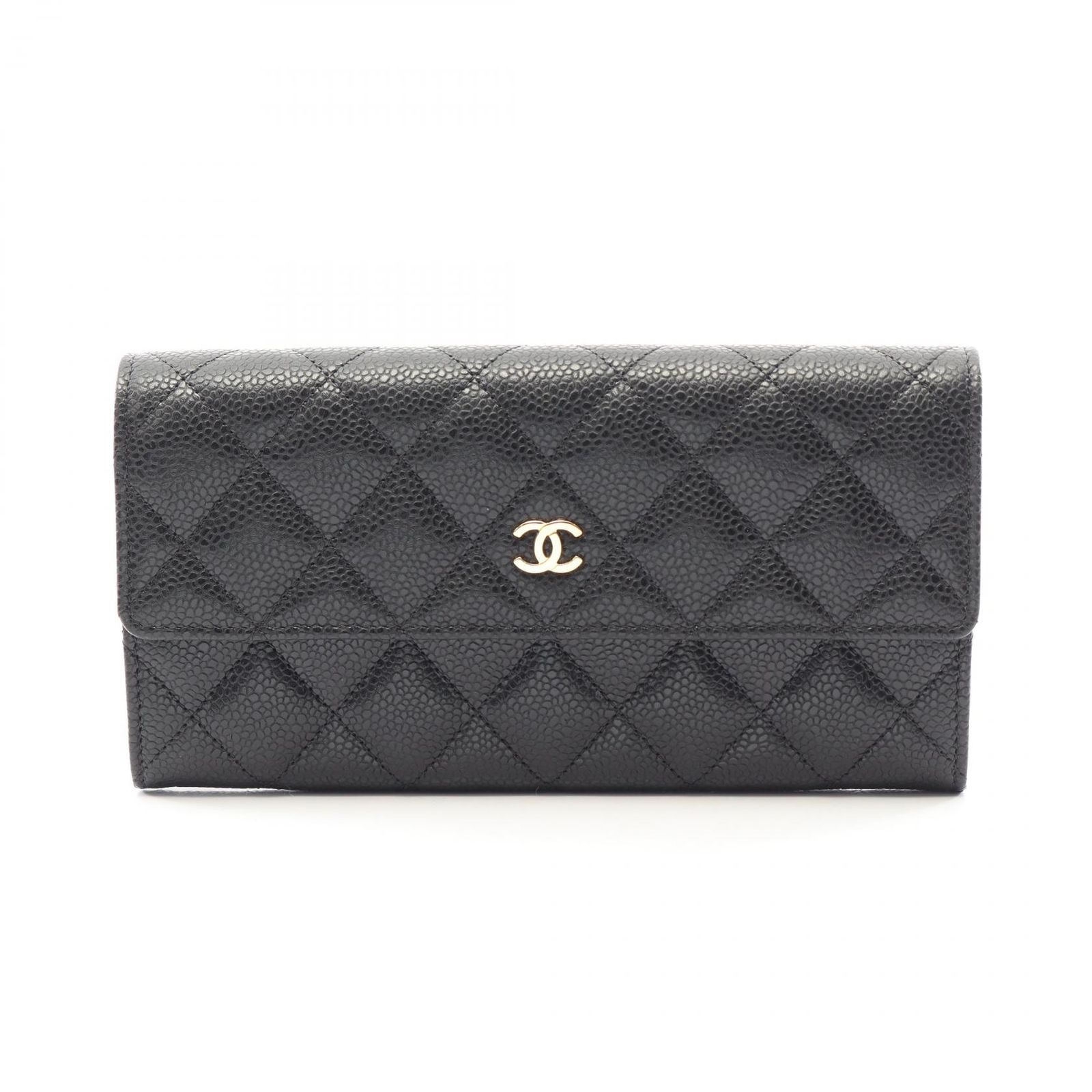 CHANEL シャネル マトラッセ 二つ折り長財布