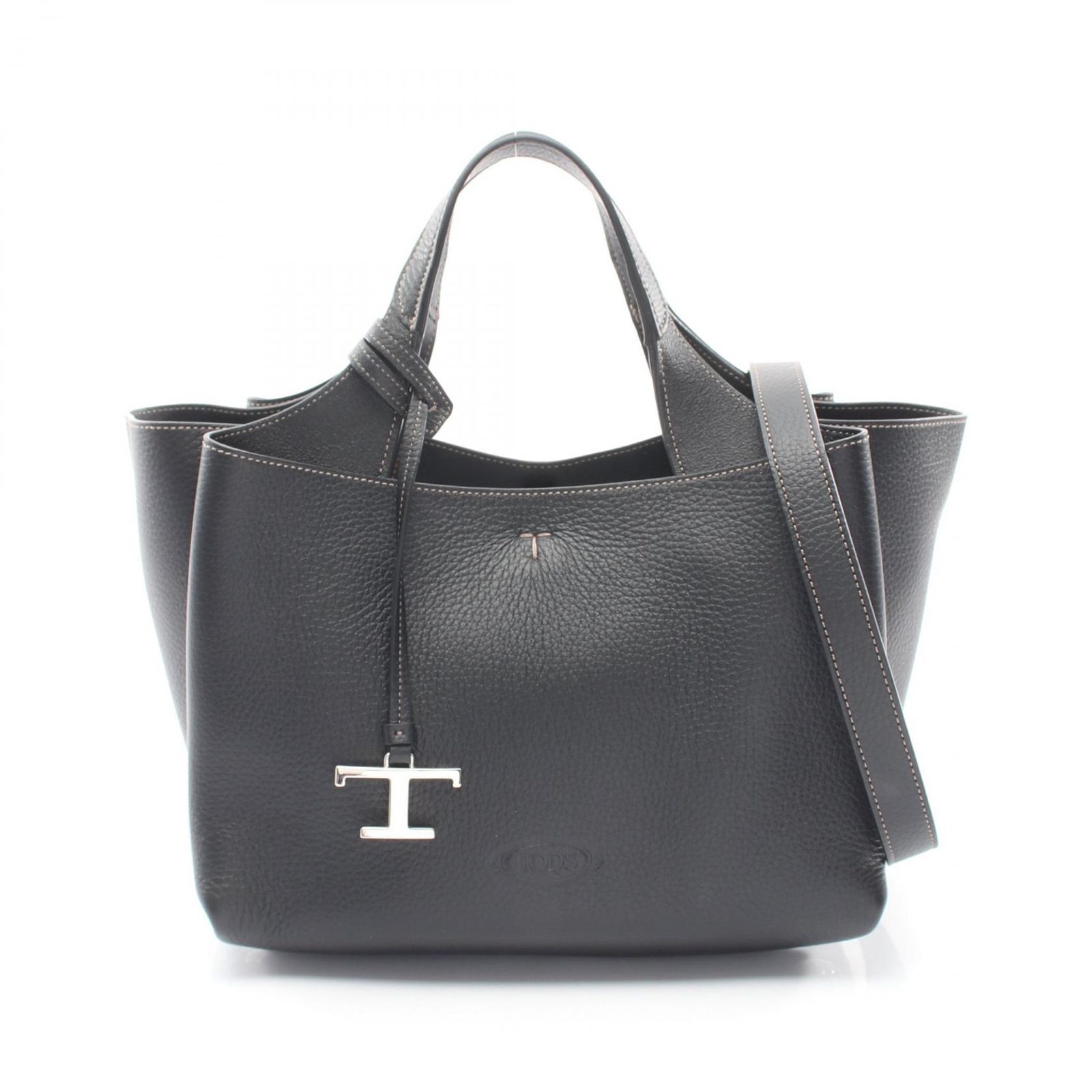 TOD'S トッズ Tタイムレス ミニ 2WAY ハンドバッグ