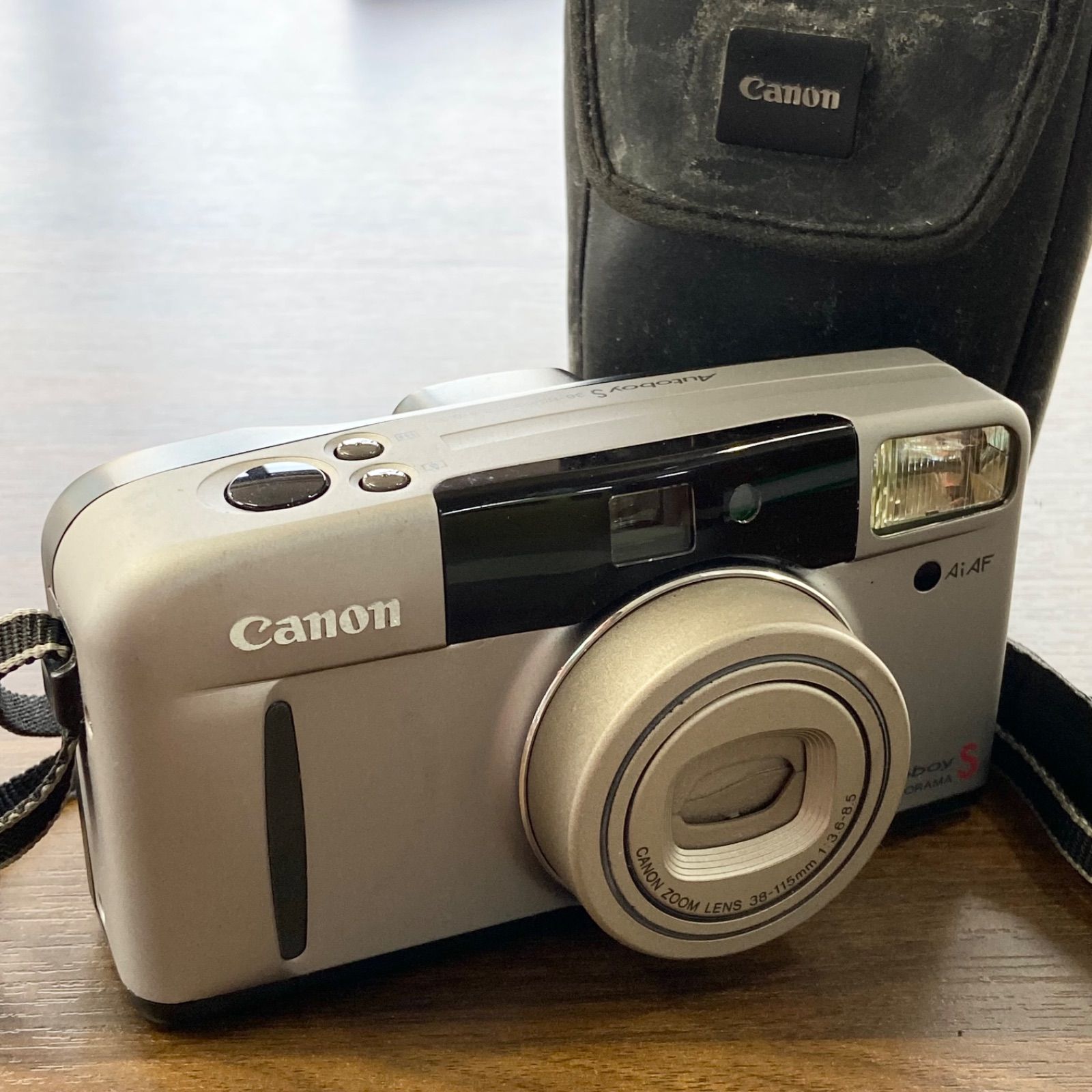 Canon Autoboy S 38-115mm フィルムカメラ ケース付 傷汚れあり - メルカリ