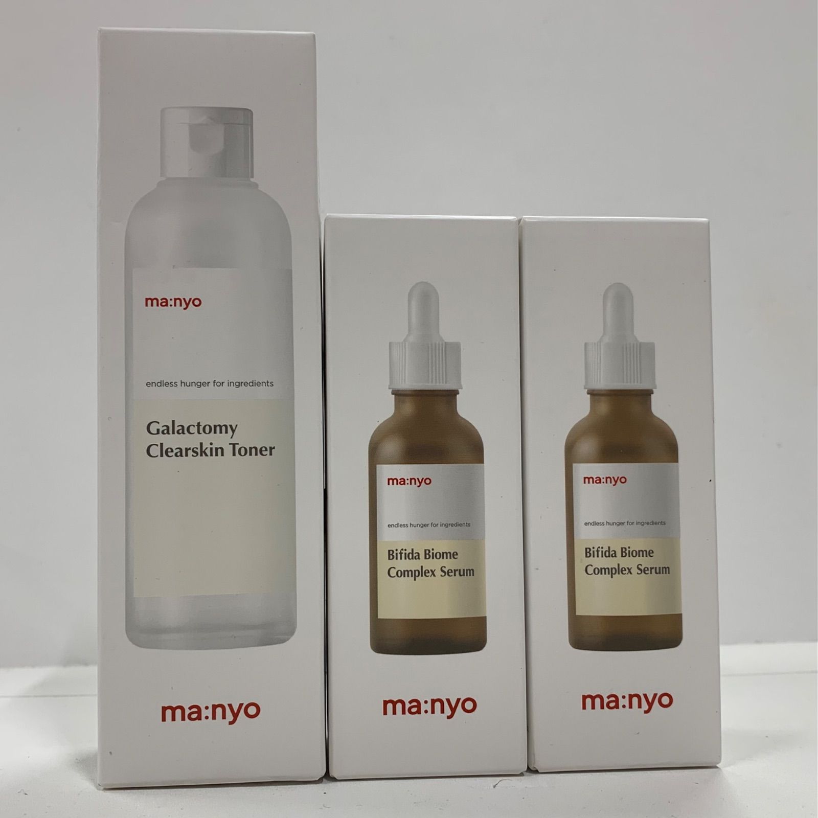 H1918 MA:NYO 위치 팩토리 갈락토미 스킨 토너 210ml 비피다바이옴 컴플렉스 세럼 x 2포인트 총 3종 세트 유통기한: 토너 20270521/세럼 20270509 [보너스 포함]