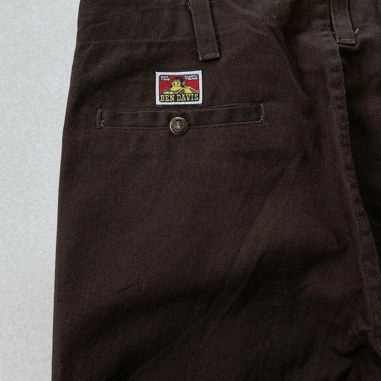 希少 BEN DAVIS フリスコパンツ W38 ブラウン ワークパンツ ワイド
