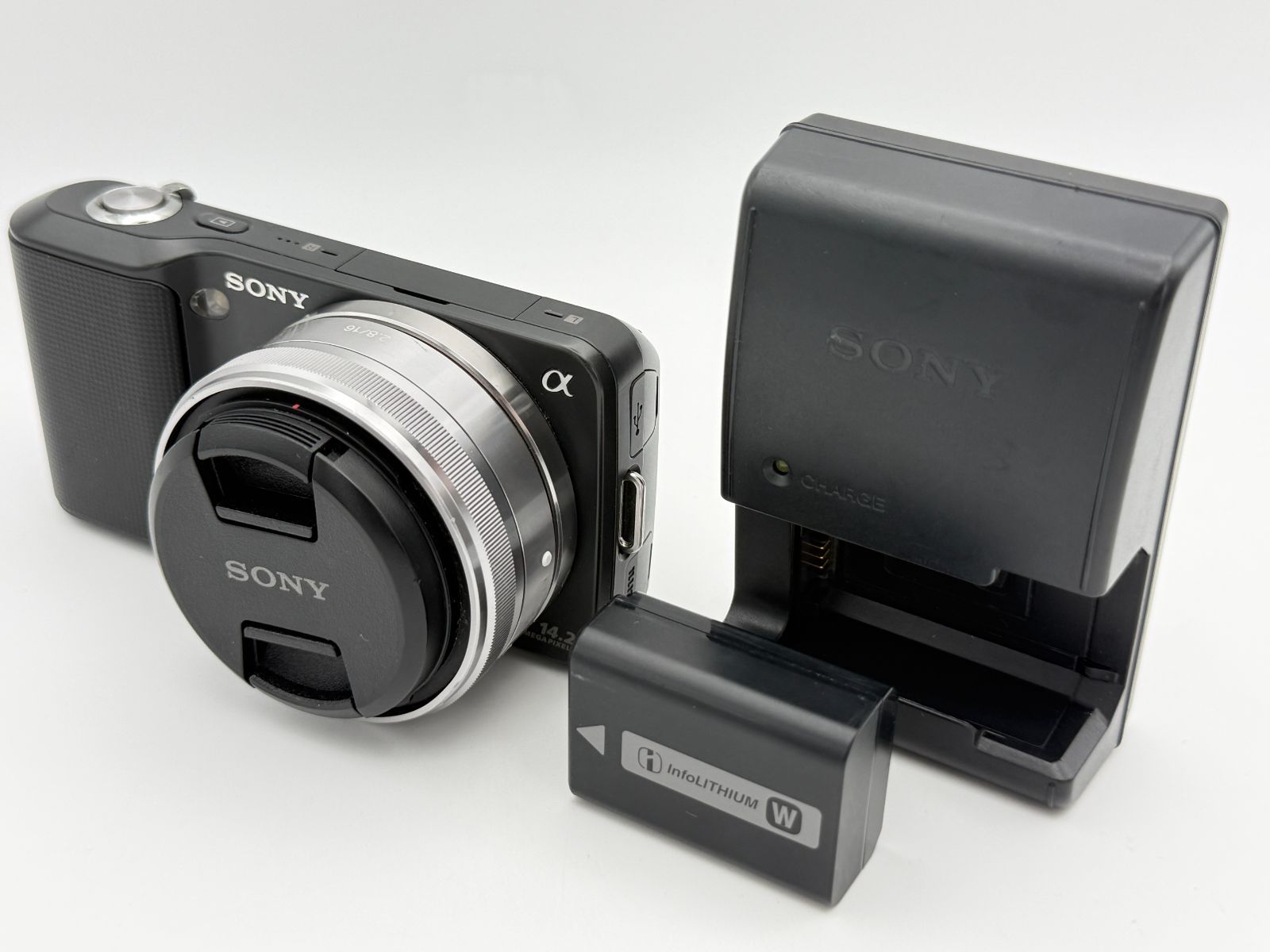 SONY ソニー NEX-3 薄型広角レンズキット ブラック ミラーレス一眼α