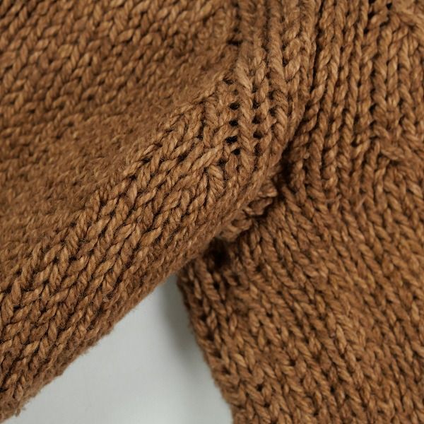 Size【L】 TENDERLOIN テンダーロイン V NECK COTTON KNIT BROWN