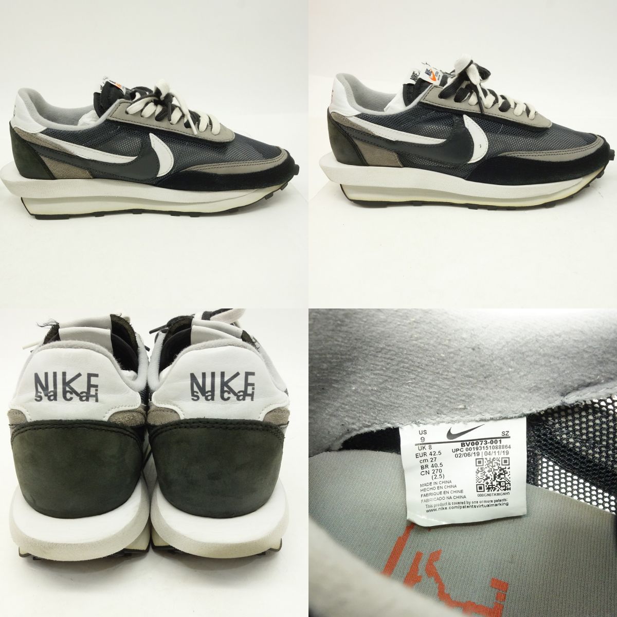 NIKE × Sacai ナイキ サカイ LD WAFFLE エルディーワッフル BV0073-001 