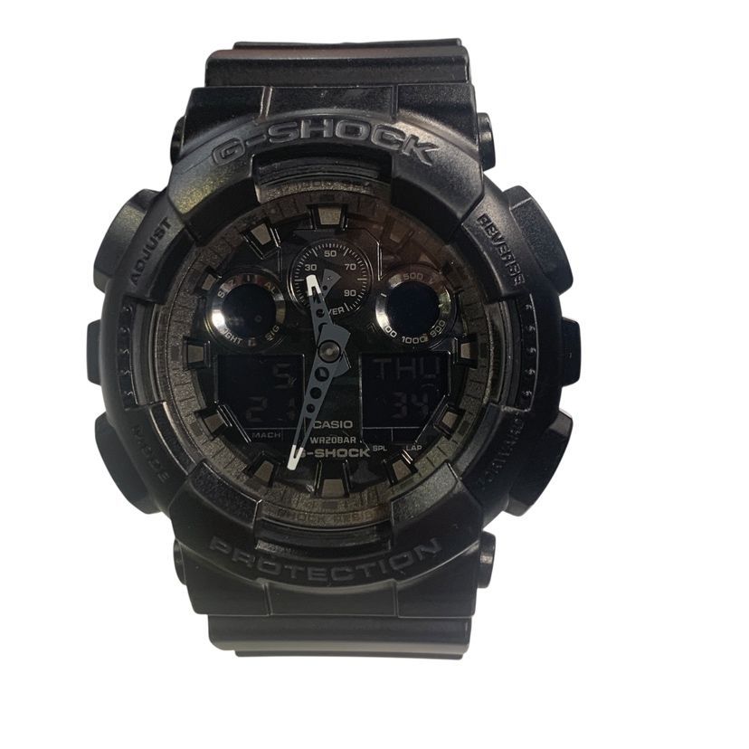 ♪4344 CASIO カシオ 腕時計 ジーショック GA-100CF-1AJF カモフラージュ 中古 美品 動作品