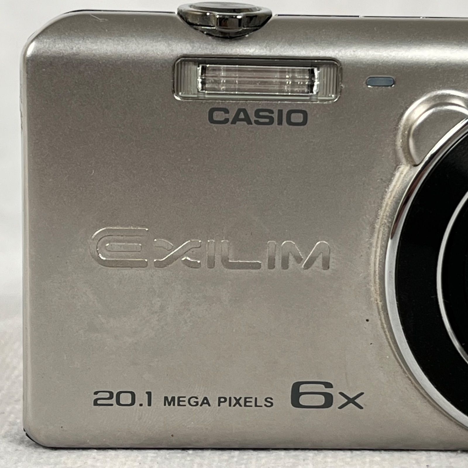 管2605-156】CASIO カシオ EX-ZS35 シルバー 付属品あり 2010万画素