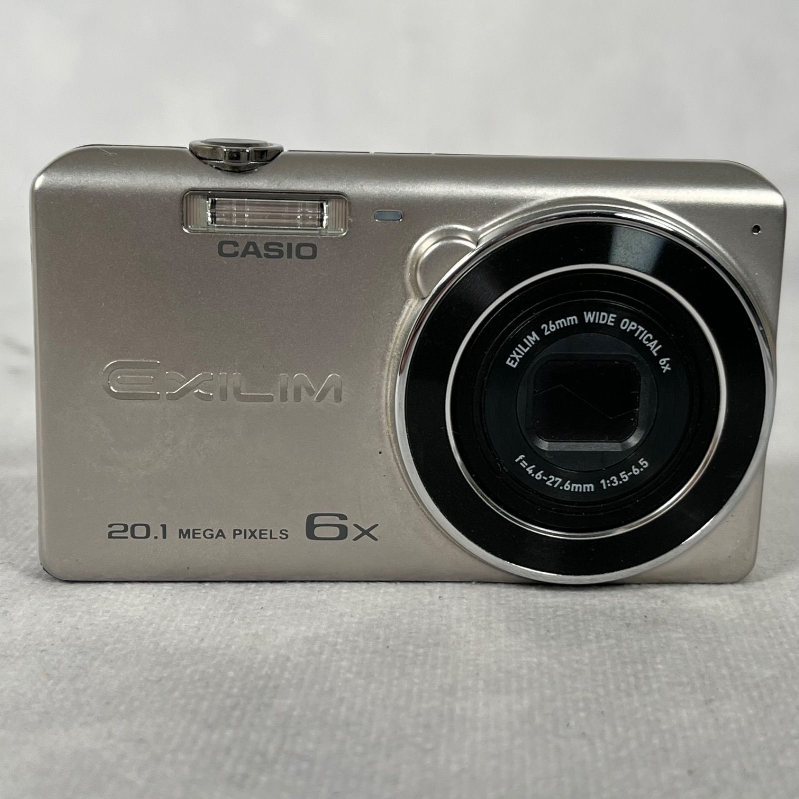 管2605-156】CASIO カシオ EX-ZS35 シルバー 付属品あり 2010万画素