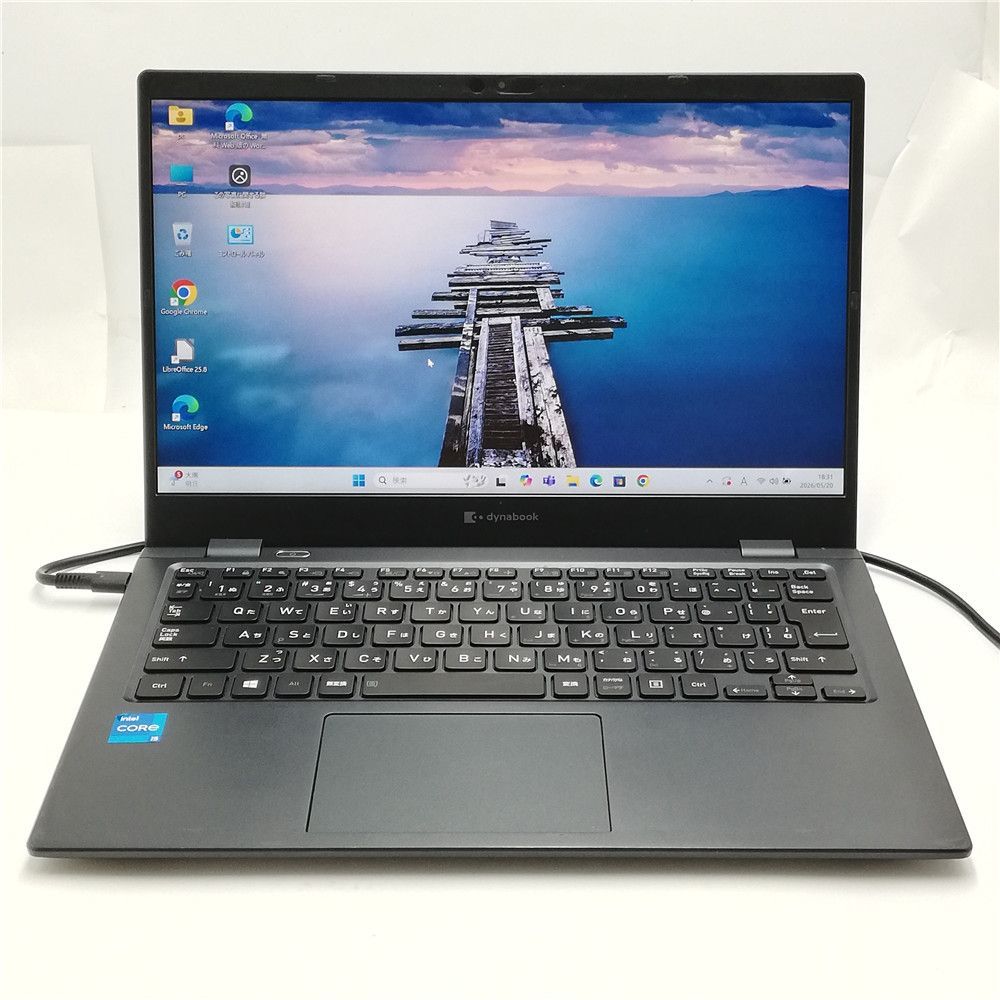 中古美品東芝 G83/DN 東芝 office搭載 Windows11 ノートパソコン TOSHIBA（東芝） Office Win11 高速SSD 8G i5-8 Windowsノート本体
