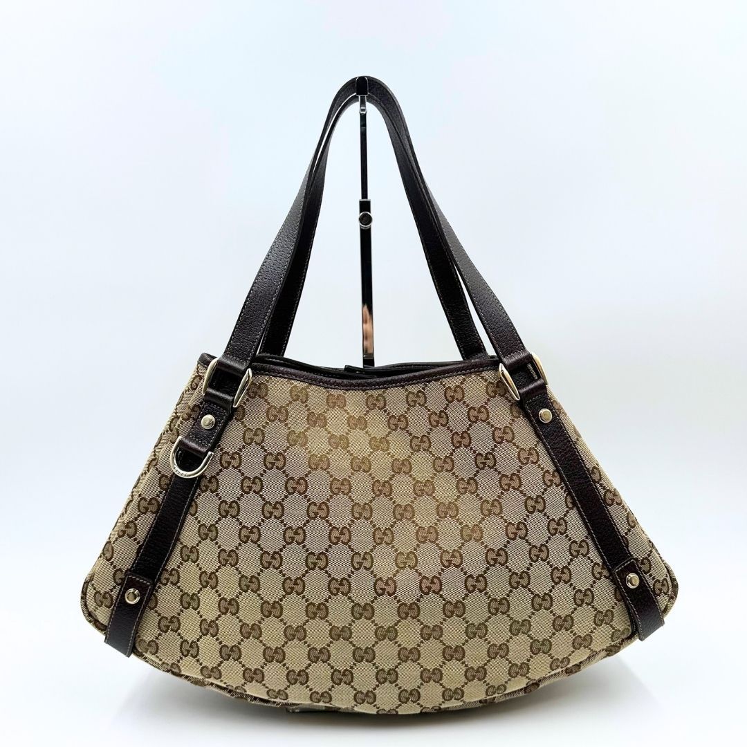 美品】Gucci アビー GGキャンバス トートバッグ - メルカリ