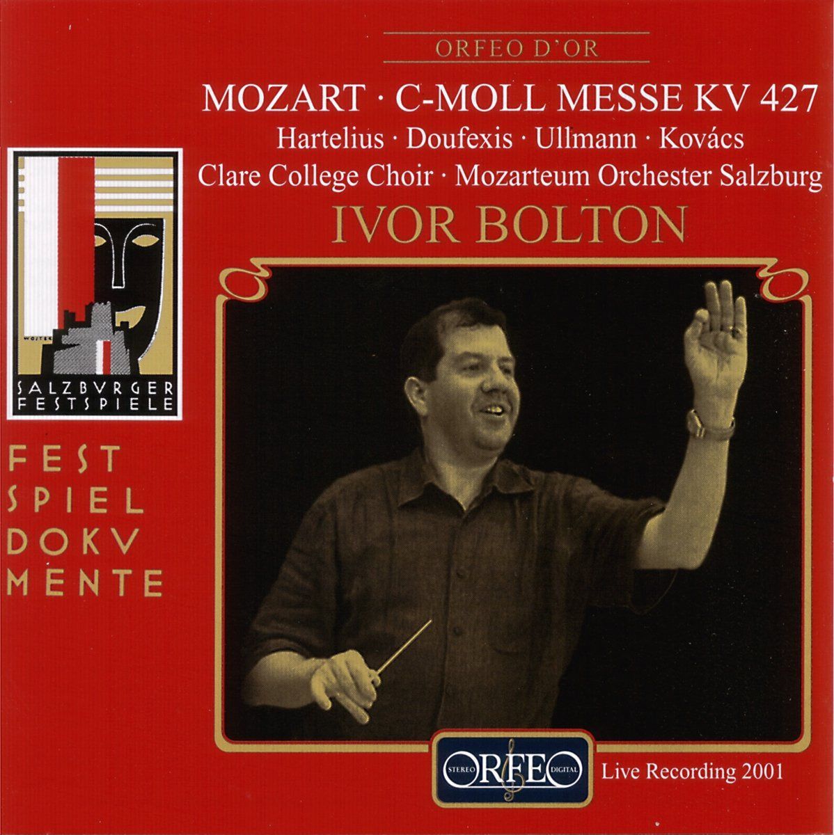【CD】モーツァルト:大ミサ曲ハ短調KV.427 (Mozart, Wolfgang Amadeus: Messe c-Moll KV 427 (rekonstruiert und eingerichtet von Alfred Eder))