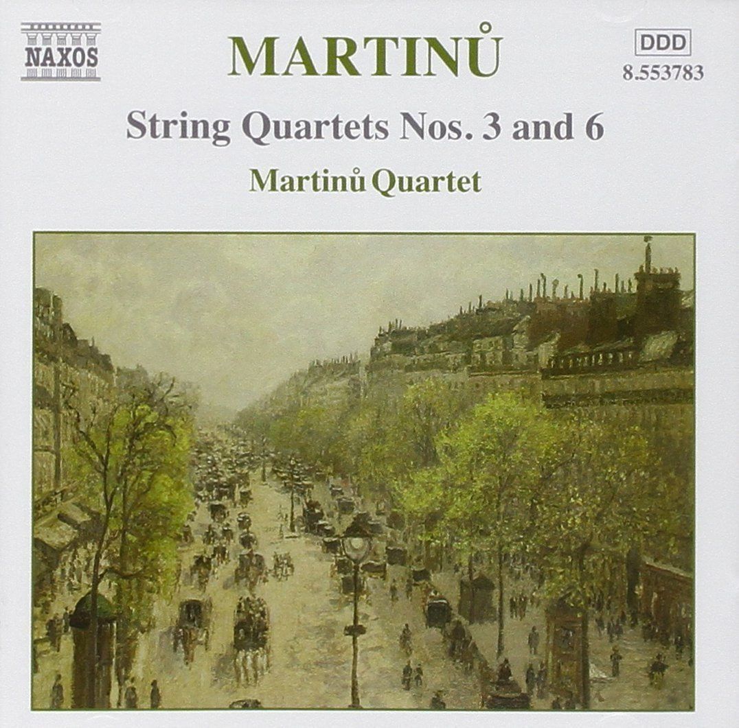 【CD】String Quartets No.3&6