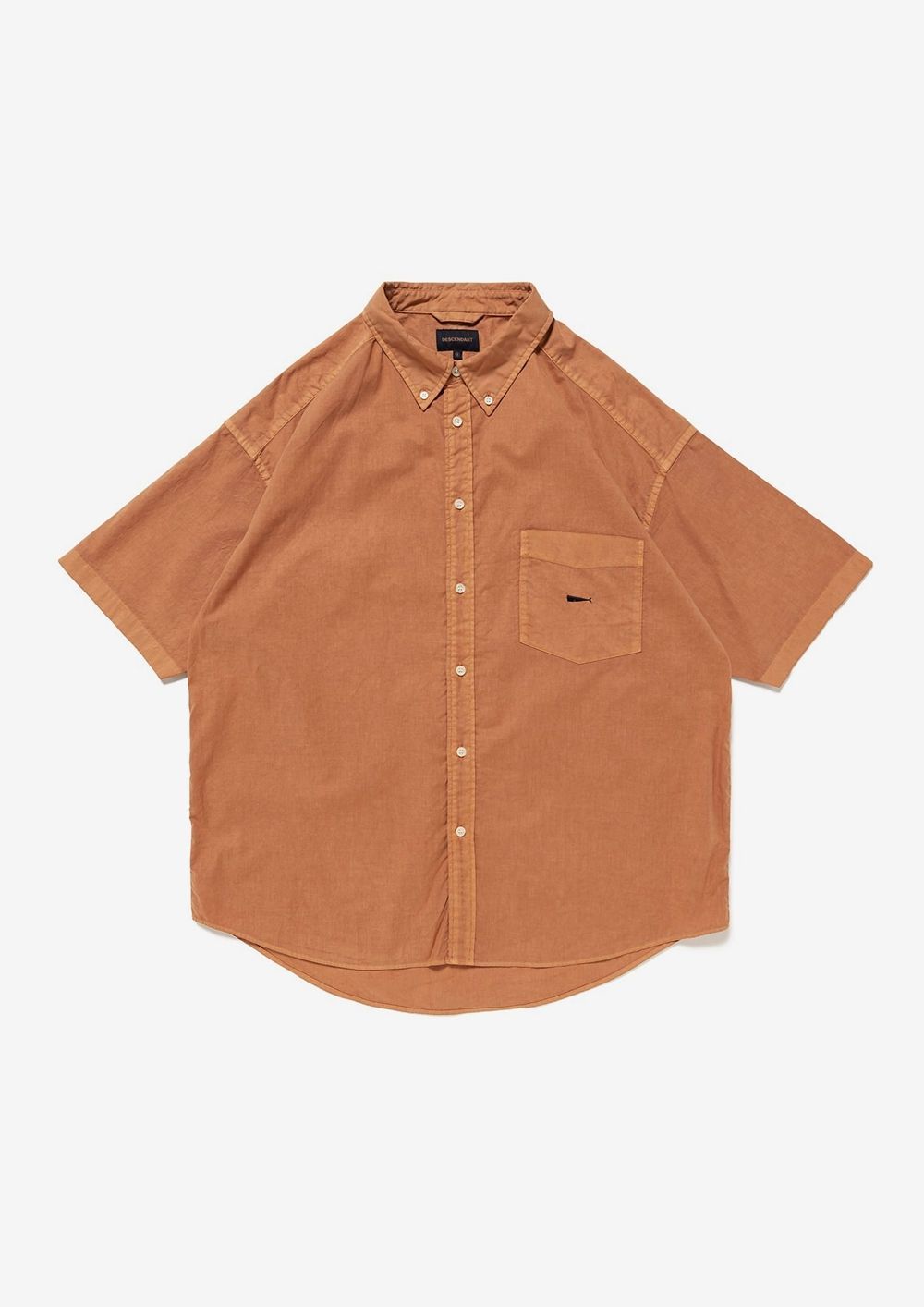 DESCENDANT KENNEDY’S OXFORD SS SHIRT PIGMENT DYE 半袖シャツ 261WVDS-SHM07