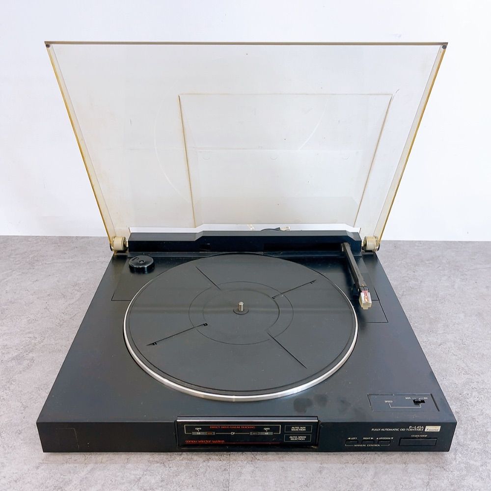 H-1328 SANSUI サンスイ レコードプレーヤー P-L45A ブラック系