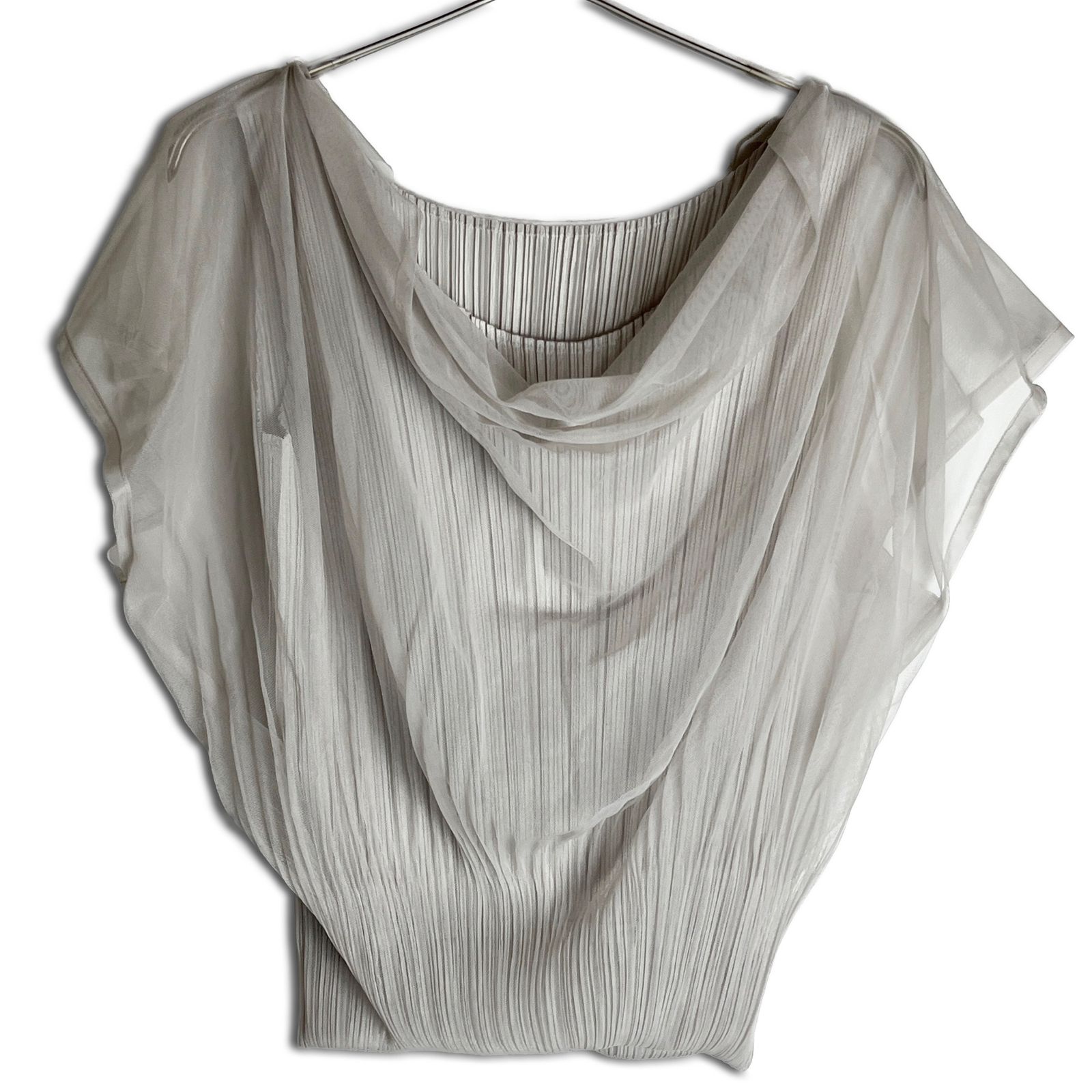 13SS】PLEATS PLEASE ISSEY MIYAKE オーガンジーレイヤード プリーツ
