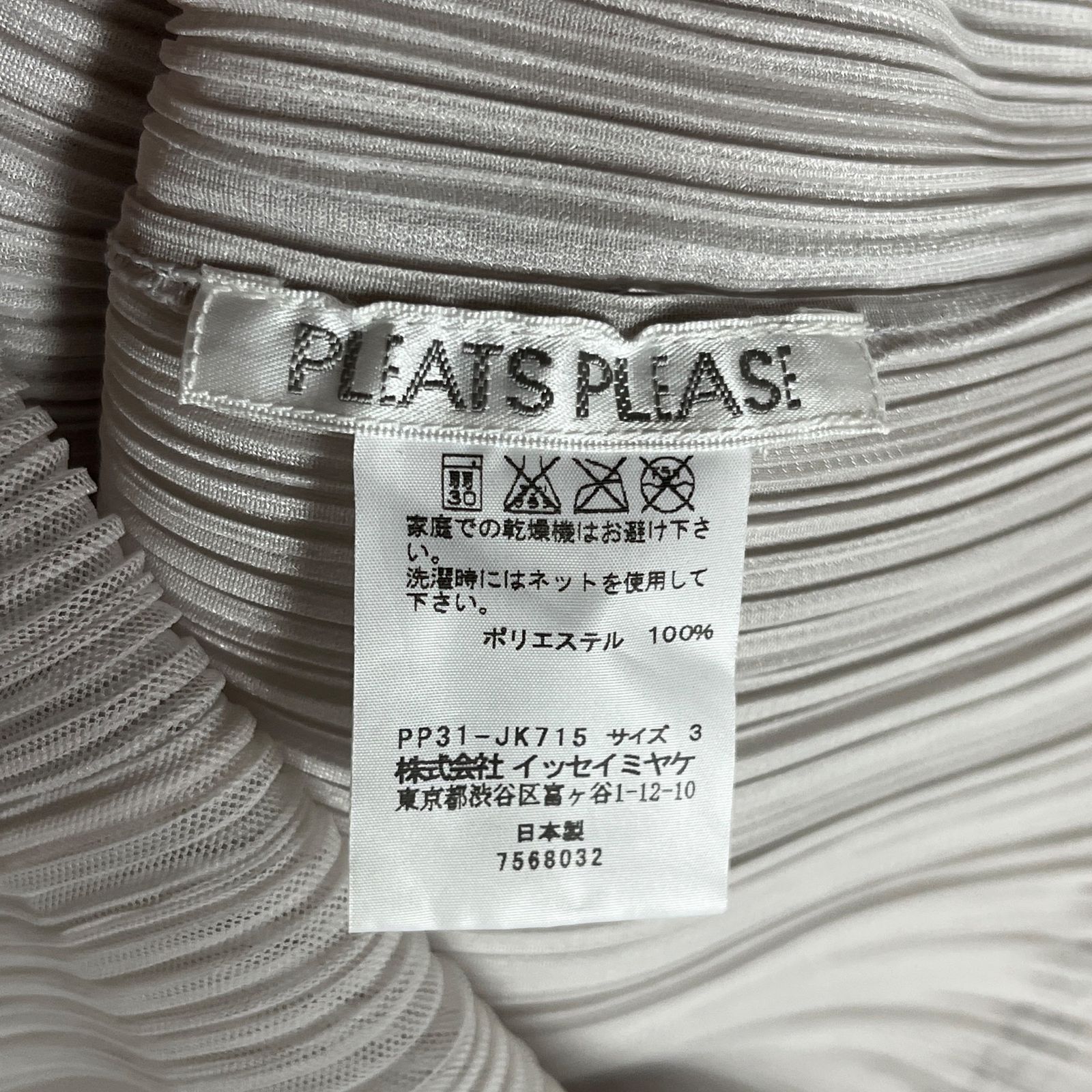 13SS】PLEATS PLEASE ISSEY MIYAKE オーガンジーレイヤード プリーツ