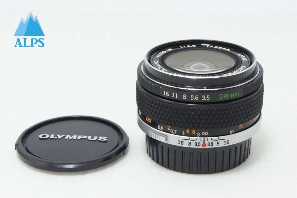 良品 OLYMPUS オリンパス M-SYSTEM G.ZUIKO AUTO-W 28mm F3.5 MF 単
