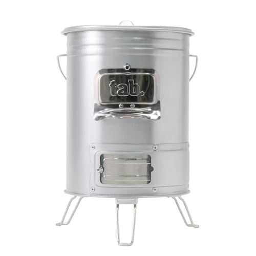 2025年10月発売【tab. 缶ストーブEX＜エキスパートモデル＞】焚き火台 アウトドアギア キャンプ 二次燃焼 簡単着火 災害対策 調理 暖房 焚き火 木炭 練炭 薪 枯れ枝★m ef4f5334