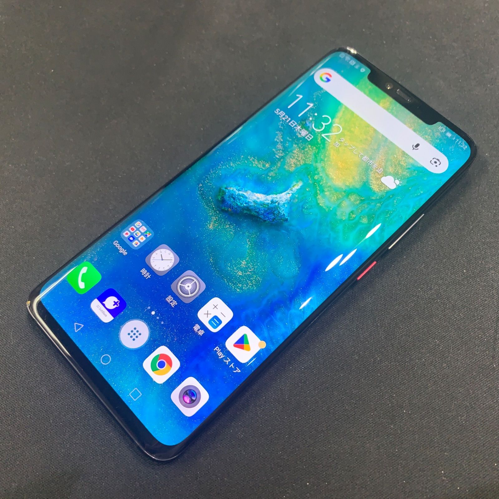 【中古品】HUAWEI Mate 20 Pro Softbank 128GB LYA-L09 ブラック