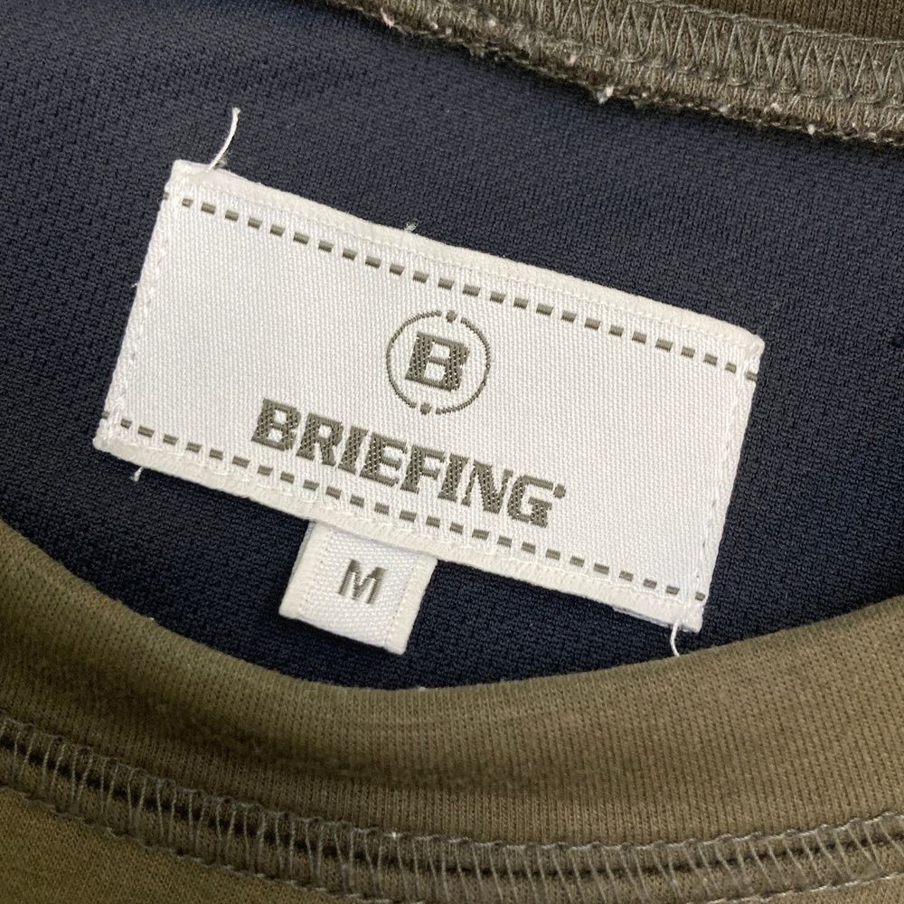 サイズ：S BRIEFING GOLF ブリーフィング  スウェットトレーナー 3Dロゴ  カーキ系 [240101496305] ゴルフウェア レディース ストスト サイズ：M BRIEFING GOLF ブリーフィング 3Dロゴ スウェットトレーナー