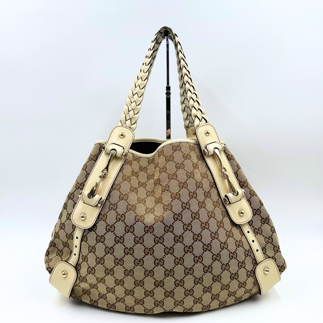 美品】Gucci GGキャンバス ホースビット トートバッグ - メルカリ