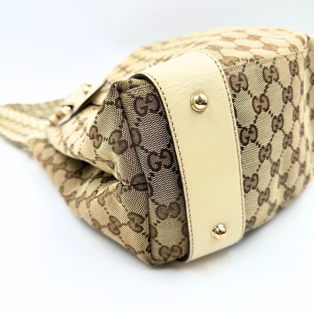 美品】Gucci GGキャンバス ホースビット トートバッグ - メルカリ