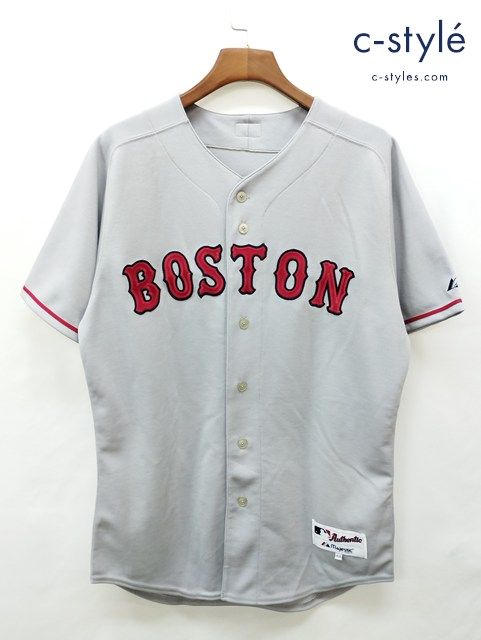 D344 [人気] majestic athletic マジェスティックアスレティック MLBユニフォーム M グレー 18 松坂大輔 MLBA6200F6 | ★