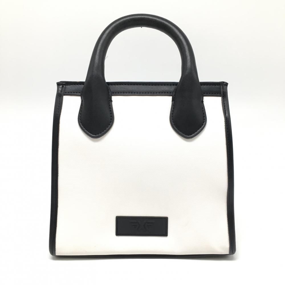 美品】ピーエックスジー 2WAYカートバッグ 白×黒 ショルダーストラップ 美品】ピーエックスジー 2WAYカートバッグ 白×黒 ショルダーストラップ