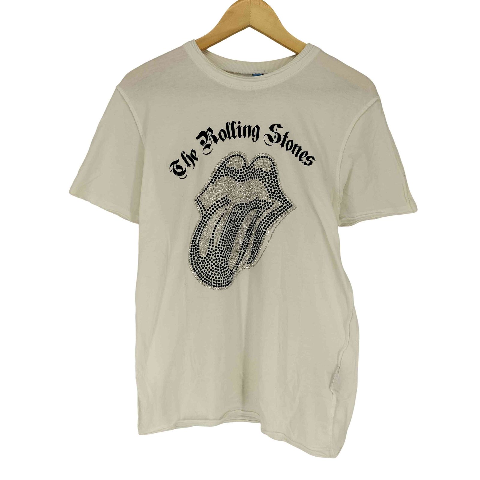 アンプリファイド AMPLIFIED MADE IN ENDLAND スタッズデザイン ラインストーン バンドTシャツ Y2K レディース S